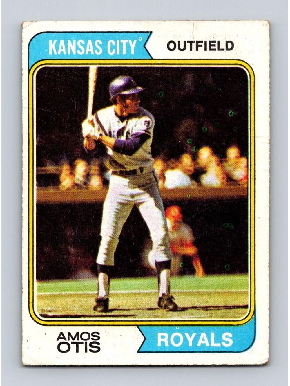 1974 Topps #65 Amos Otis Baseball Card
